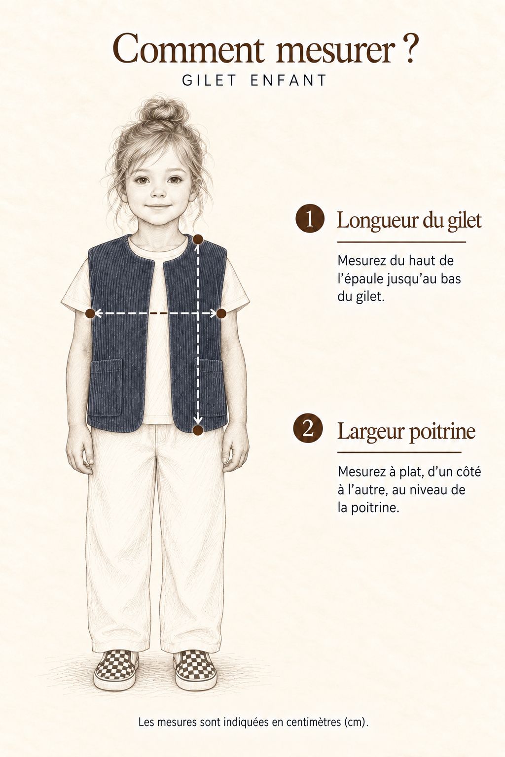 Comment mesurer — Gilet Marcel
