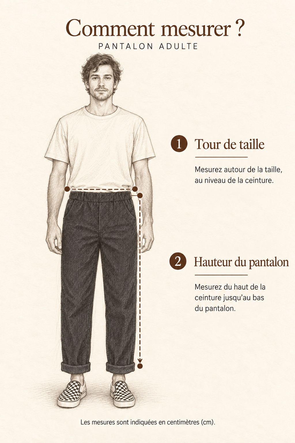 Comment mesurer — Pantalon Robin