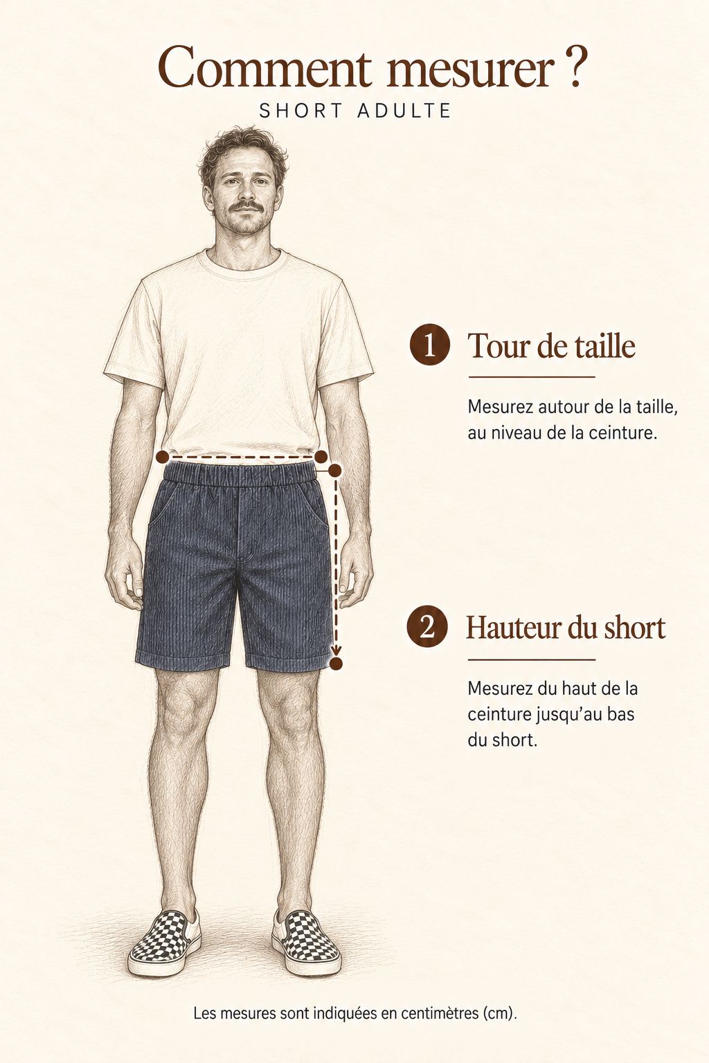 Comment mesurer — Short Auguste